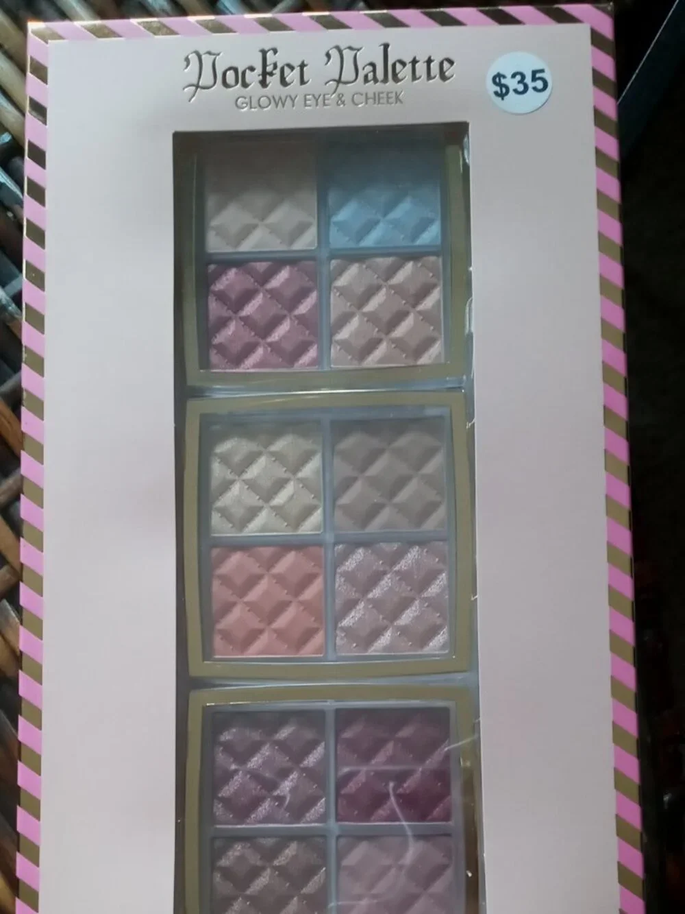 3-Pc. Glowy Eye & Cheek Pocket Palette Set NWT!